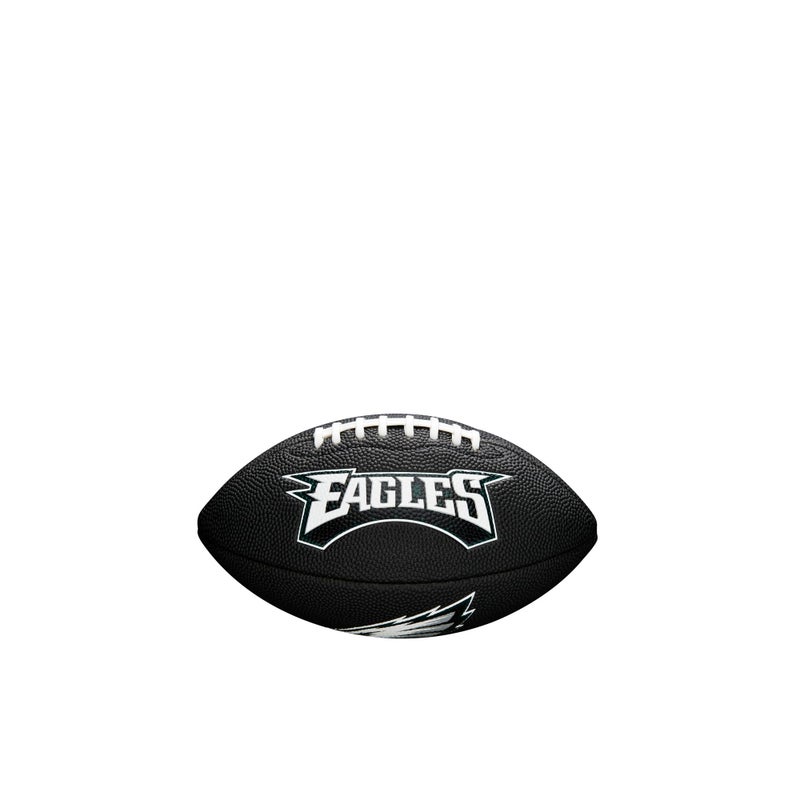 WILSON Sporting Goods NFL Philadelphia Eagles Team Logo Football , Black, Mini Size - Image 1